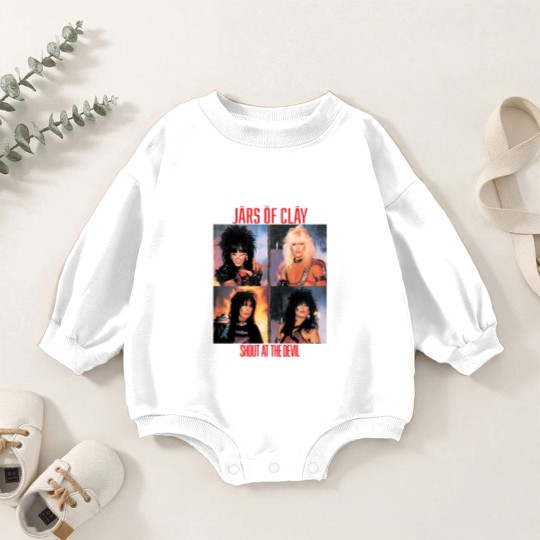 Discover Jars Of Clay- Shout At The Devil- Mtley Baby Romper Sweatshirts