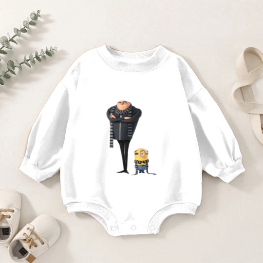 Discover Gru and Gru's Minion Baby Romper Sweatshirts