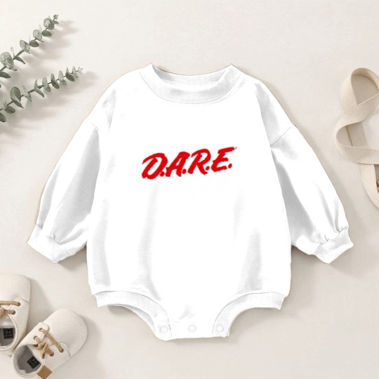 Discover Dare  - DARE Dare Vintage 90s Logo Baby Romper Sweatshirts