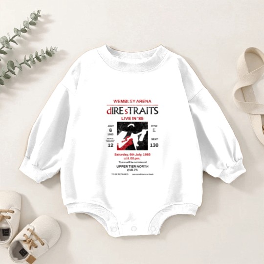 Discover Dire Straits Vintage Concert chandler Baby Romper Sweatshirts
