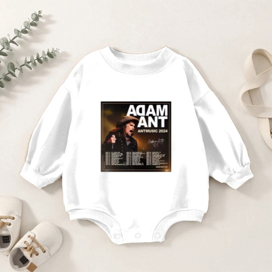 Discover Adam Ant Autumn 2024 UK ANTMUSIC Tour Unisex Baby Romper Sweatshirts
