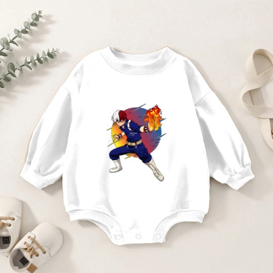 Discover Boku no hero academia - Shoto Todoroki - Shoto Todoroki - Baby Romper Sweatshirts