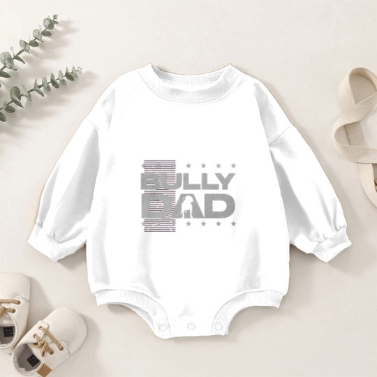 Discover Bully dog lover or american bulldog or American Bully Baby Romper Sweatshirts