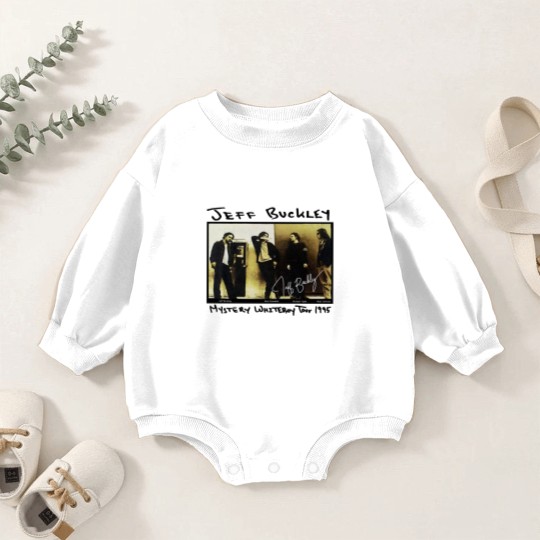 Discover Jeff Buckley Mystery White Boy Tour 1995 Music Tour Baby Romper Sweatshirts