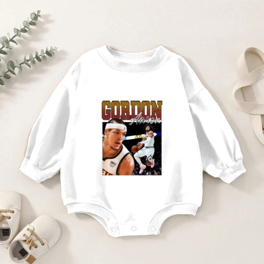 Discover Aaron Gordon Vintage Baby Romper Sweatshirts, Legend Professional Basketball Players Baby Romper Sweatshirts