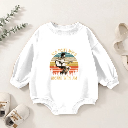 Discover Vintage Jim Croce You Don't Mess Around With Jim | Essential Baby Romper Sweatshirts