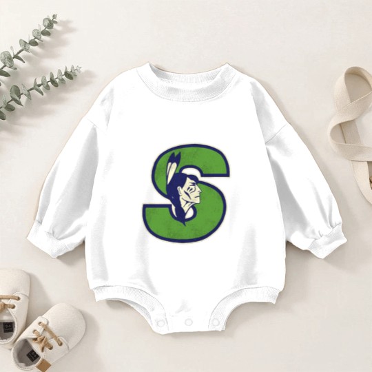 Discover Springfield Indians Retro Defunct Ice Hockey (1) Baby Romper Sweatshirts