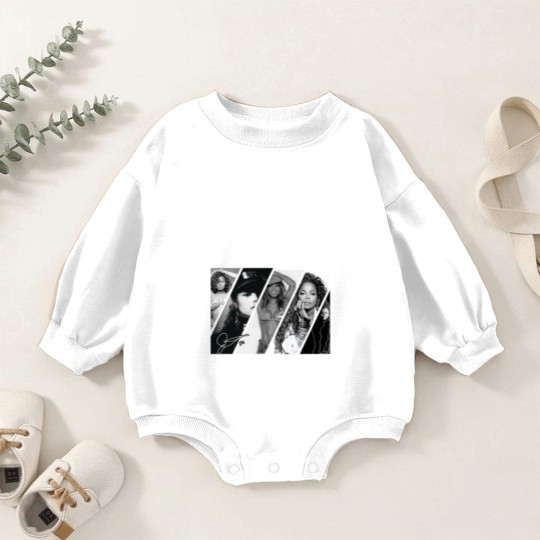 Discover Janet Jackson Signature Baby Romper Sweatshirts, 90s Vintage Janet Jackson Baby Romper Sweatshirts