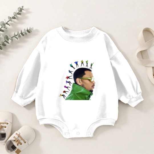 Discover Chris Brown 11:11 Tour 2024 Baby Romper Sweatshirts, Chris Brown Fan Baby Romper Sweatshirts, Chris Brown 2024 Baby Romper Sweatshirts