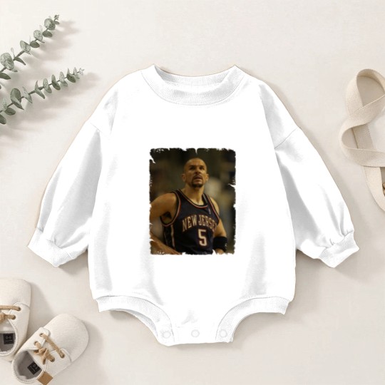Discover Jason Kidd - Vintage Design Of Basketball Baby Romper Sweatshirts