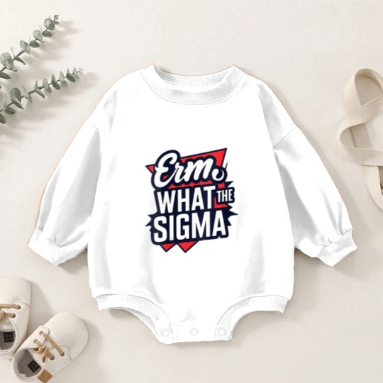 Discover wos erm, what the sigma funny meme Baby Romper Sweatshirts