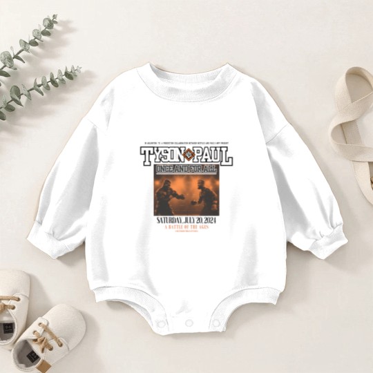 Discover Jake Paul Vs Mike Tyson Boxing Baby Romper Sweatshirts