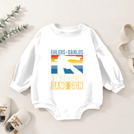 Discover Ehlers-Danlos Syndrome Gang Sign EDS HSD Baby Romper Sweatshirts