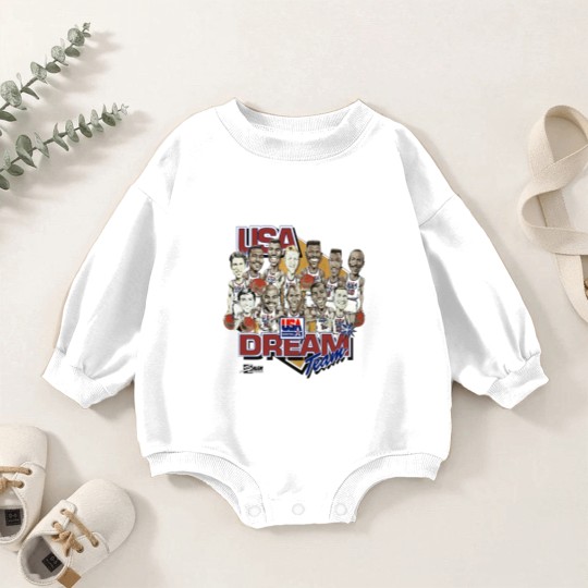Discover The Dream Team 92 Baby Romper Sweatshirts