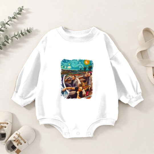 Discover Vincent-Van-Gogh-Frida-Salvador-Dali-Banksy-car    .png Baby Romper Sweatshirts