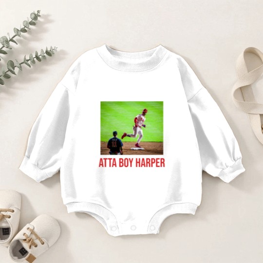 Discover Atta Boy Harper Baby Romper Sweatshirts