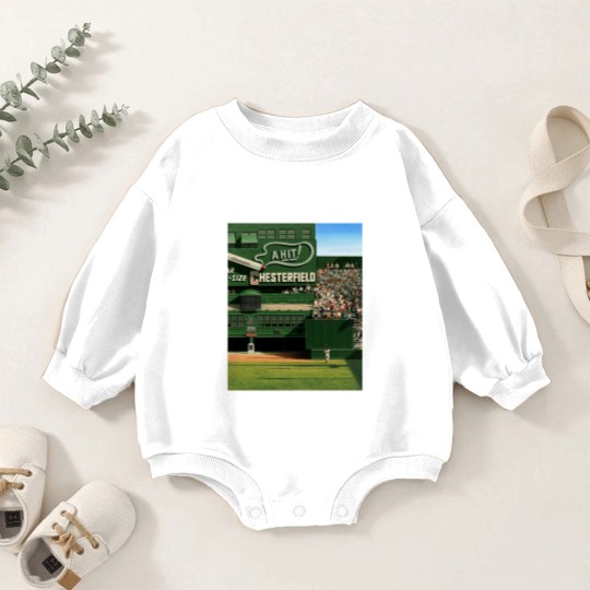 Discover Baseball Art - Colorized ‘The Catch’ by Willie Mays Baby Romper Sweatshirts