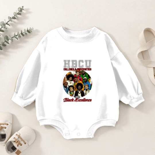 Discover hbcu excellence colleges and universities grad alumni Baby Romper Sweatshirts