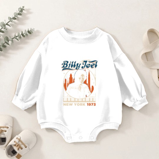 Discover Vintage Billy Joel 1973 New York State Baby Romper Sweatshirts