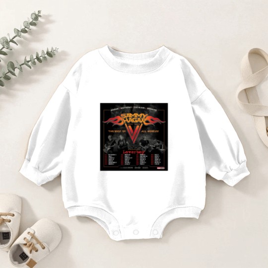 Discover Sammy Hagar Tour 2024 With Loverboy Baby Romper Sweatshirts S
