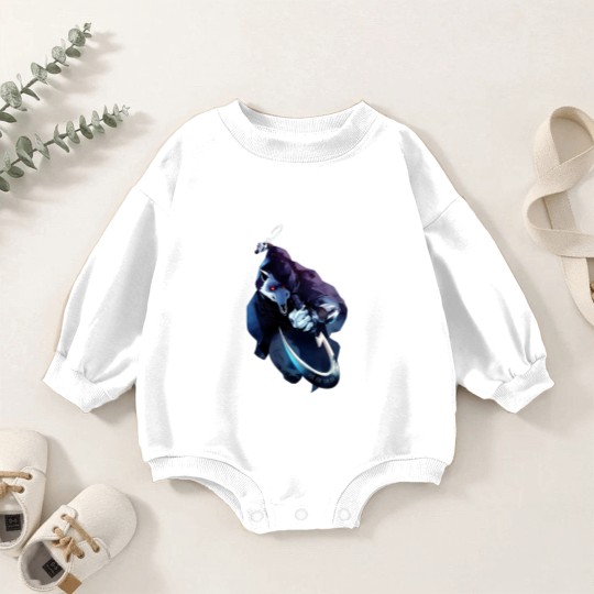 Discover Death-Big Bad Wolf From Puss In Boots-Puss In Boots The Last Wish Active Baby Romper Sweatshirts