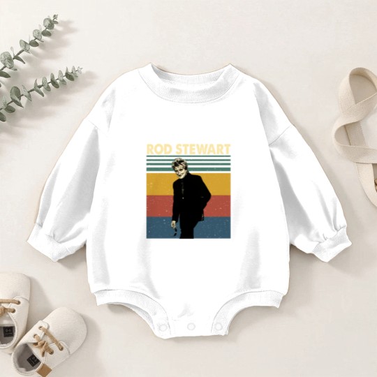 Discover Rod Stewart Retro Vintage Baby Romper Sweatshirts, Rod Stewart Gift Baby Romper Sweatshirts