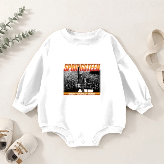 Discover Bruce Springsteen 2024 Tour Baby Romper Sweatshirts, Bruce Springsteen 60th Anniversary