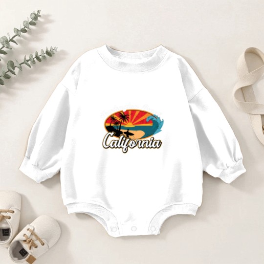 Discover Huntington Beach California CA - Huntington Beach - Baby Romper Sweatshirts