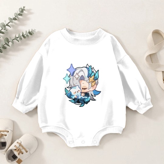 Discover Neuvillette Genshin Impact Canvas Print Baby Romper Sweatshirts