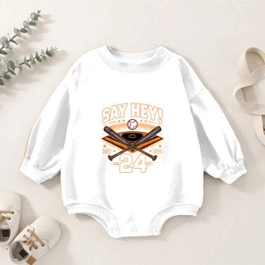 Discover Willie-Mays - Willie Mays - Baby Romper Sweatshirts