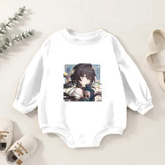 Discover Honkai Star Hail - Ruan Mei  Valentines Day Artwork 2024 Baby Romper Sweatshirts