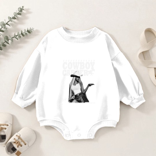 Discover Beyonce Cowboy Carter Baby Romper Sweatshirts, Levii's Jeans Baby Romper Sweatshirts