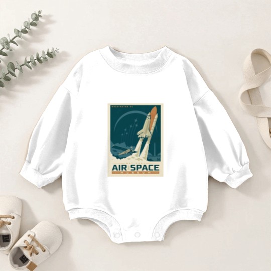 Discover National Air And Space Museum , Washington DC, Houseming Gifts Basket First , Office De Baby Romper Sweatshirts