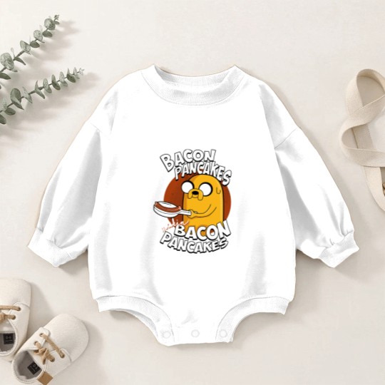 Discover Makin_ Bacon Pancakes Baby Romper Sweatshirts