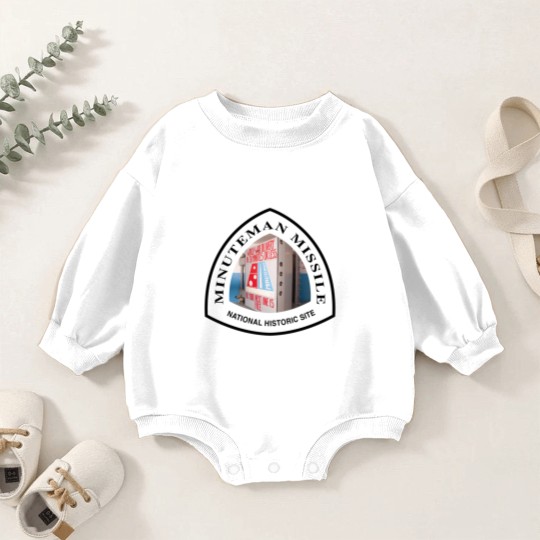 Discover Minuteman Missile National Historic Site shield Baby Romper Sweatshirts
