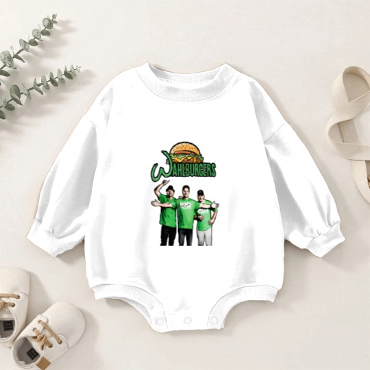 Discover Wahlburgers Tie Dye Baby Romper Sweatshirts
