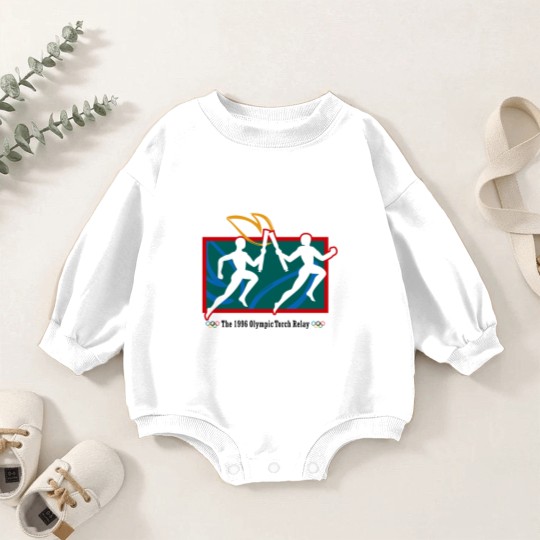 Discover 1996 Summer Olympics torch relay Baby Romper Sweatshirts