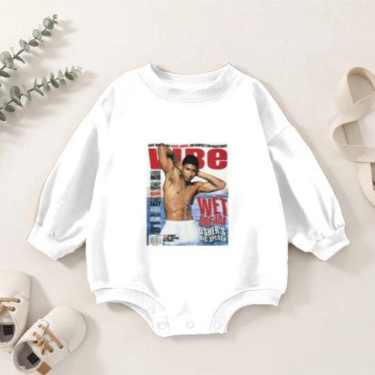 Discover Usher Cover Baby Romper Sweatshirts, Usher Album Baby Romper Sweatshirts, Retro Usher Baby Romper Sweatshirts