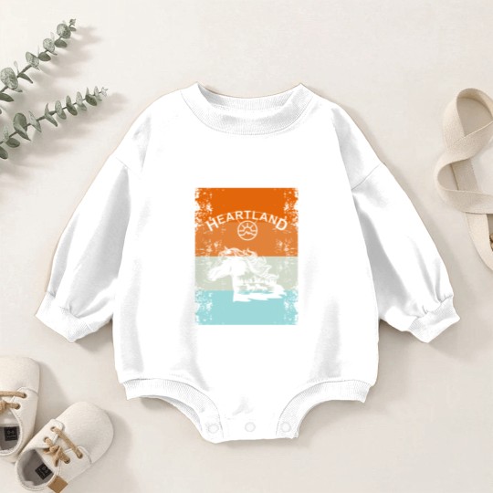 Discover Heartland,heartland ranch,Sunset heartland Baby Romper Sweatshirts