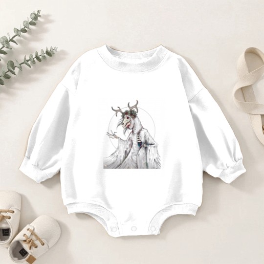 Discover Mari Lwyd Baby Romper Sweatshirts