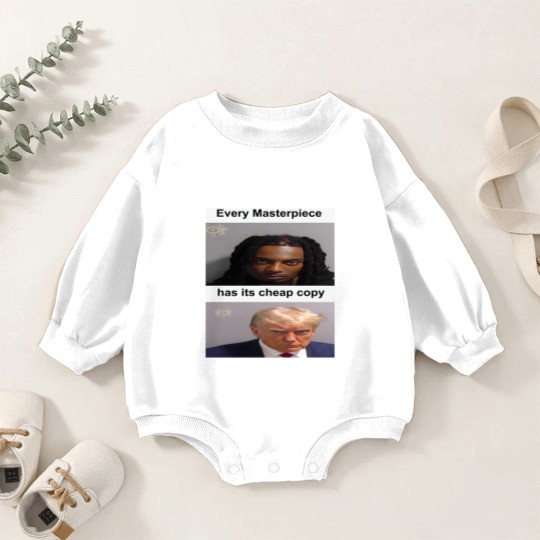 Discover Playboi Carti Donald Trump Mugshot Baby Romper Sweatshirts