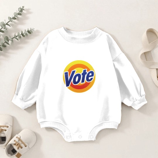 Discover Vote Removes Stubborn Orange Stains - Grunge ver Baby Romper Sweatshirts