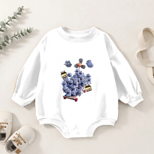 Discover Happy Lemmings Tabodi and Grizzy Baby Romper Sweatshirts