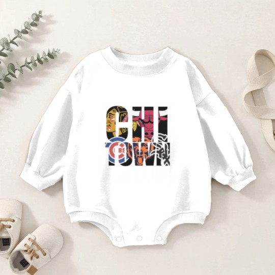Discover Chicago Baby Romper Sweatshirts - Chi town chicago sports Baby Romper Sweatshirts