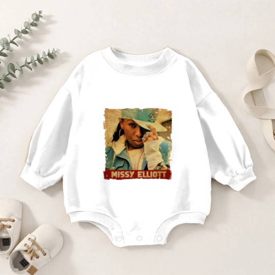 Discover Retro Style  Missy Elliot Baby Romper Sweatshirts