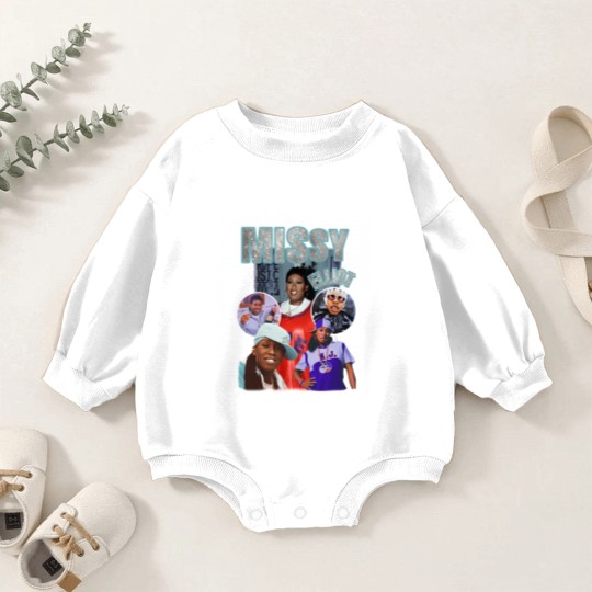Discover Custom Missy Elliot Baby Romper Sweatshirts Baby Romper Sweatshirts