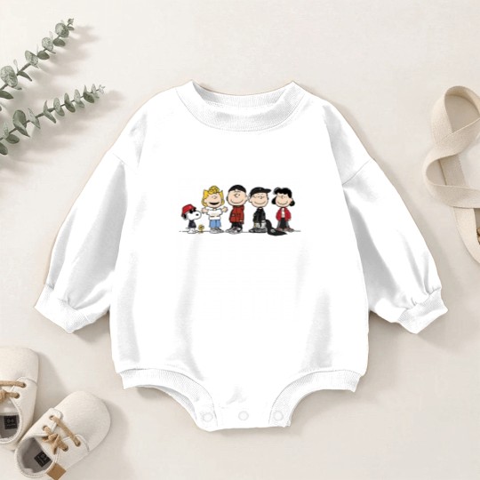 Discover Peanuts Squad - Peanuts Gang - Baby Romper Sweatshirts