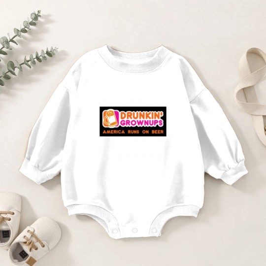 Discover Drunkin Grownups America Version Baby Romper Sweatshirts