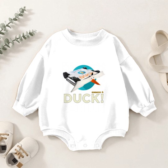 Discover DUCK! Season 4 The popular combat robot now has fabulous merch. Baby Romper Sweatshirts