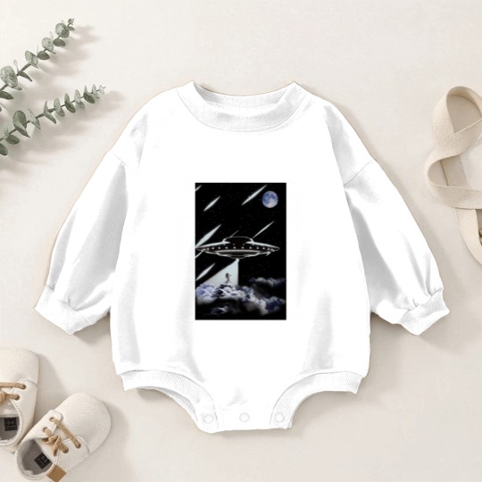 Discover Down Bad Alien Unisex Baby Romper Sweatshirts